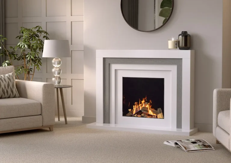 Devizes Fireplace With Caress Gas Fire